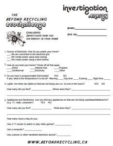 Energy EcoChallenge Investigation 